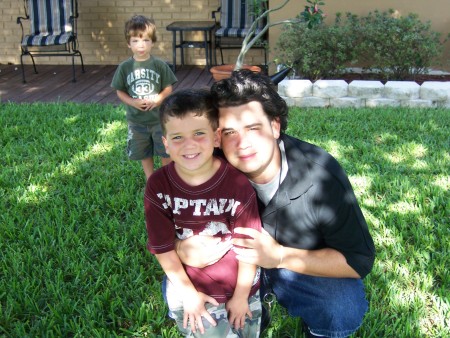 2 of my 3 beautiful boys Cade & EJ