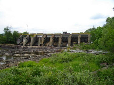 The Sturgeon Falls dam.