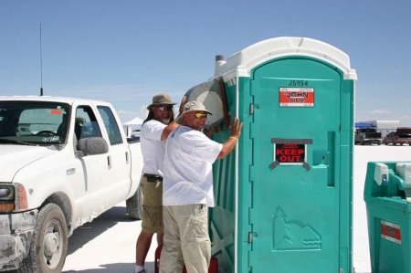 Clowning around at Bonneville