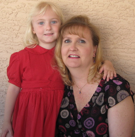 steffi & mommy, easter 2008