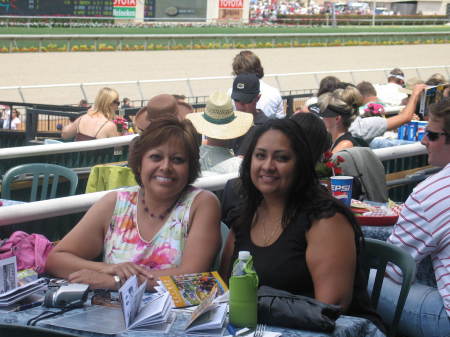 Juanita and I at Del Mar Races