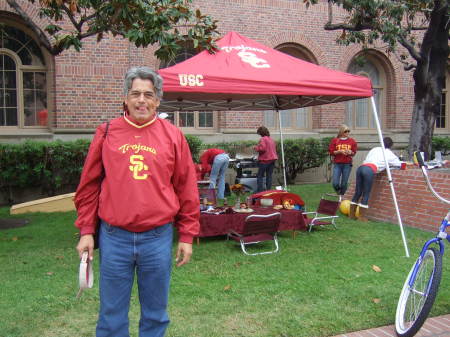 At USC before a game.  I taste a victory.