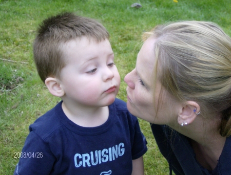 Grandma and her boy