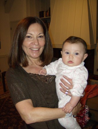 Debbi & her newest grandchild, Arielle, born 10/06.