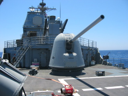 fantail onboard the USS Yorktown CG 48