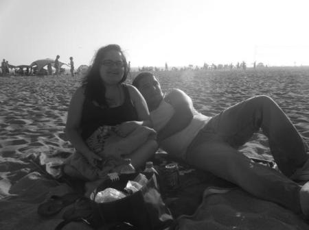 Babe and I at beach