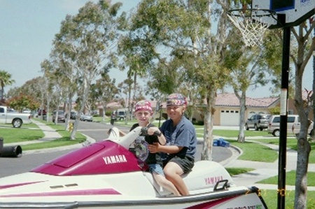 Michael and cousin Charles