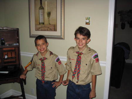 My cubscouts boys