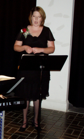 Singing at Marie's Wedding