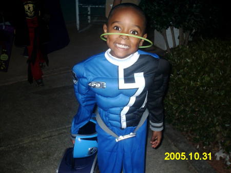 my son Justyn on halloween