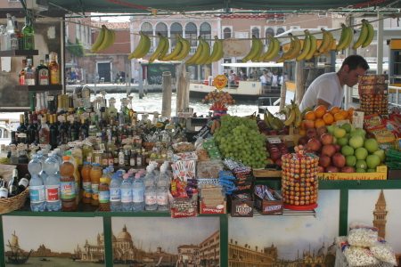 Fruit stand in Venice
