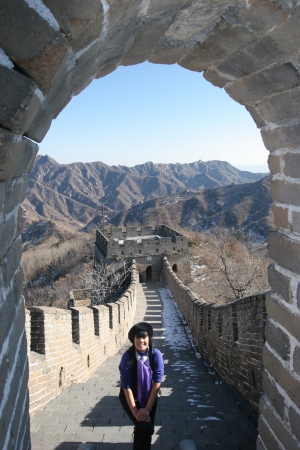On Great Wall of China