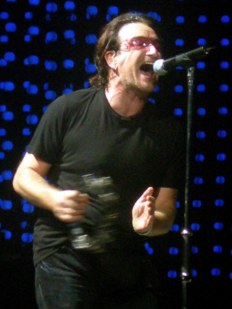 U2s Bono in Vegas
