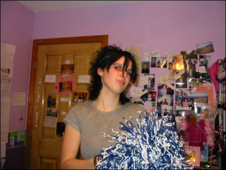 me cheerleader lol (not!)