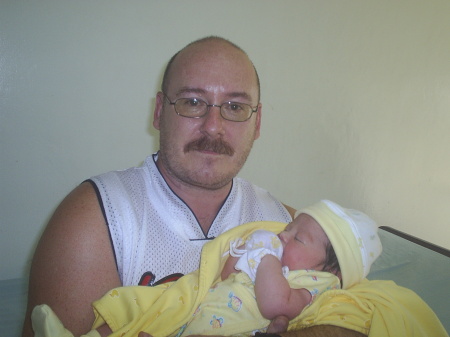 Happy Dad with Healthly Baby