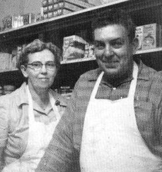 My parents, Mac and Mrs. Mac, from "the little store", 1961