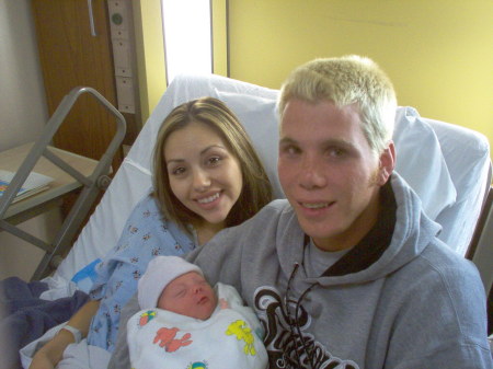 This is my second oldest son, Bryan, his wife Brieanna & their brand new daughter