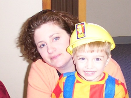 My youngest and I, Halloween 2002