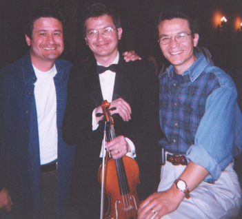 Alan with brothers Colby and Barry.