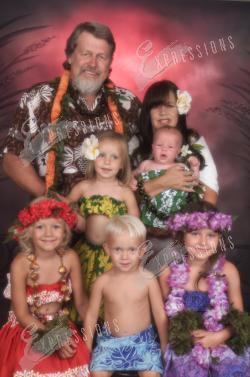Us and the Grandkids in Hawaii 2005