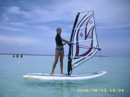 windsurfing