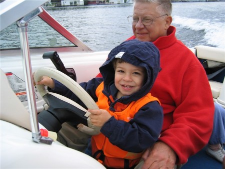 Lil Pat & Grandpa Harvey's Lake 2005