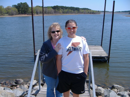 My daughter and I - camping- She is a sweet heart!!