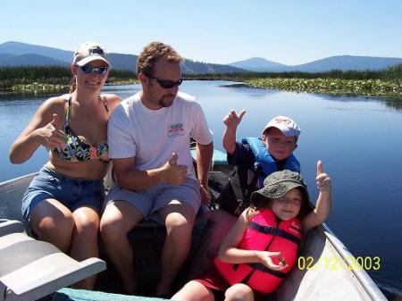 Fishing with my family