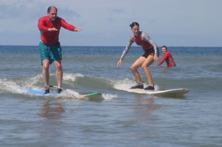 First time surfing