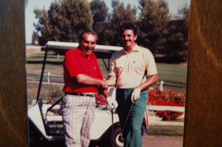 Julius Boros and Tom on Camelback