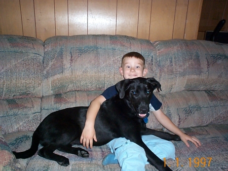 Tristan and his dog