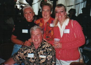 Gee, Claudy, Hazel, Jack Tucker - VBHS Mass reunion 2000