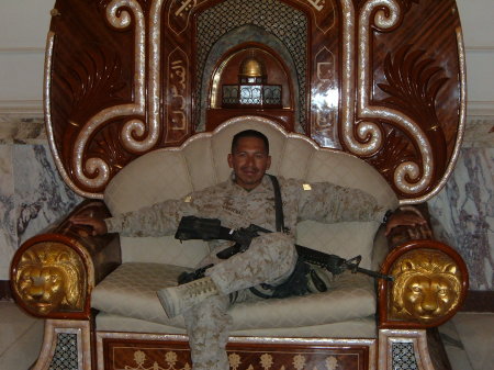 ME ON A PALACE CHAIR