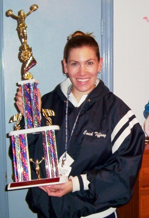 me- the pop warner cheerleading coach