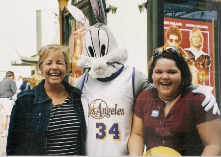 Khylie and Nannie in Cali