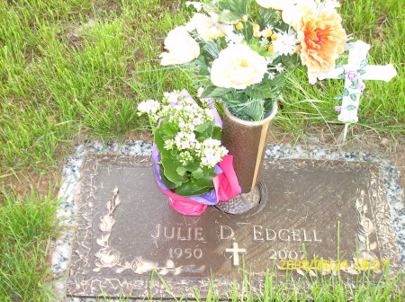Julie's grave