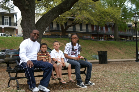 Me and the fam in Natchitoches.
