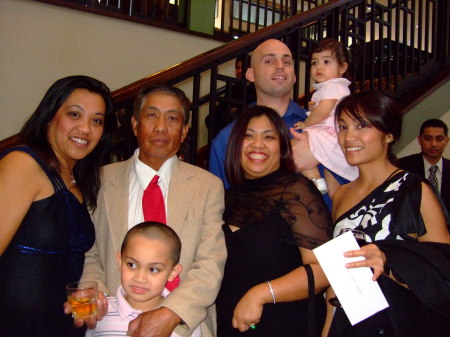 Family picture at my cousin Alan's wedding