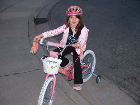 Desirae's new bike