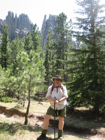 Bill on the Cathedral Spires Trail