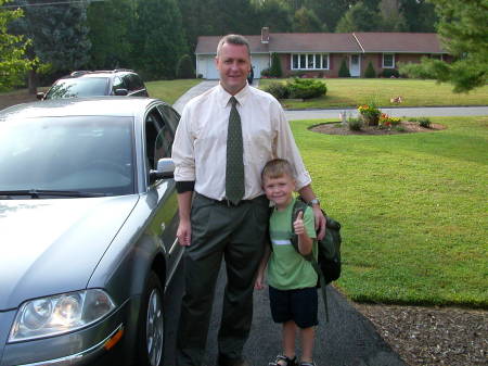 Colin's first day of school, 2006