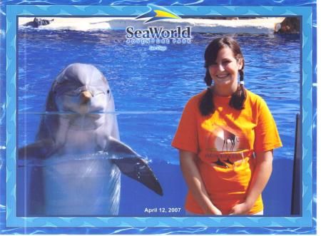 Colette at SeaWorld