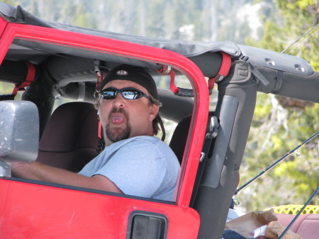 b   driving my jeep at rubicon