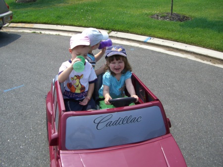 Summer 2007 Emmie driving her MD cousins