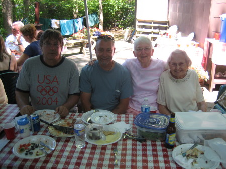 Mark, Cousin Charles, Mother, Aunt Dorothy