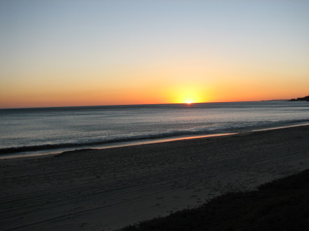 Sunset in Huntington Beach, CA