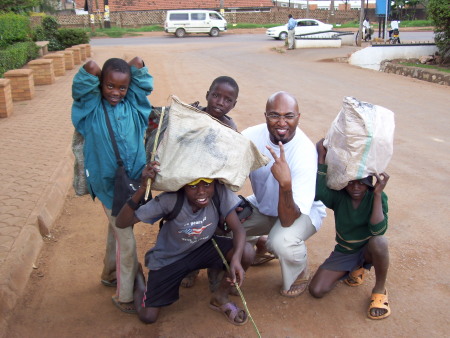 Uganda, Africa circa 2007 They hustle young!!!