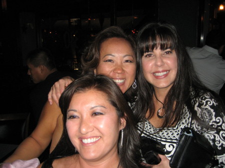 Cristina Lee, Sandee Hwang, & Me!!  20 years later!  Yikes, we're old ladies now!!