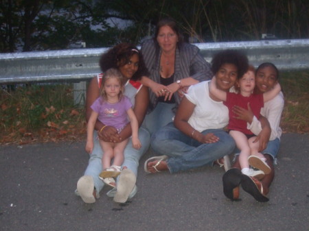 Lena with foster daughters and 2 grand daughters 10-06-2007