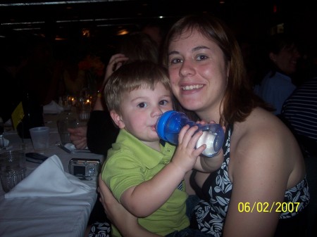 Amanda and her son Noah